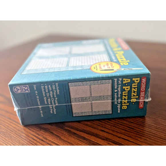 New Word Search Puzzle A Puzzle 500 piece Jigsaw Write on and Wipe off SCHMID - Picture 3 of 7